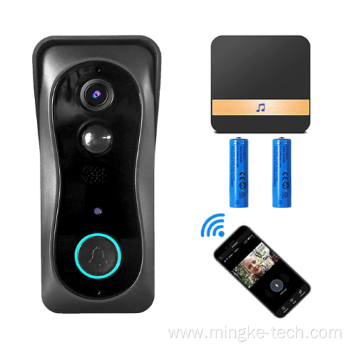 Security Wireless Intercom System Ring Doorbell With Camera